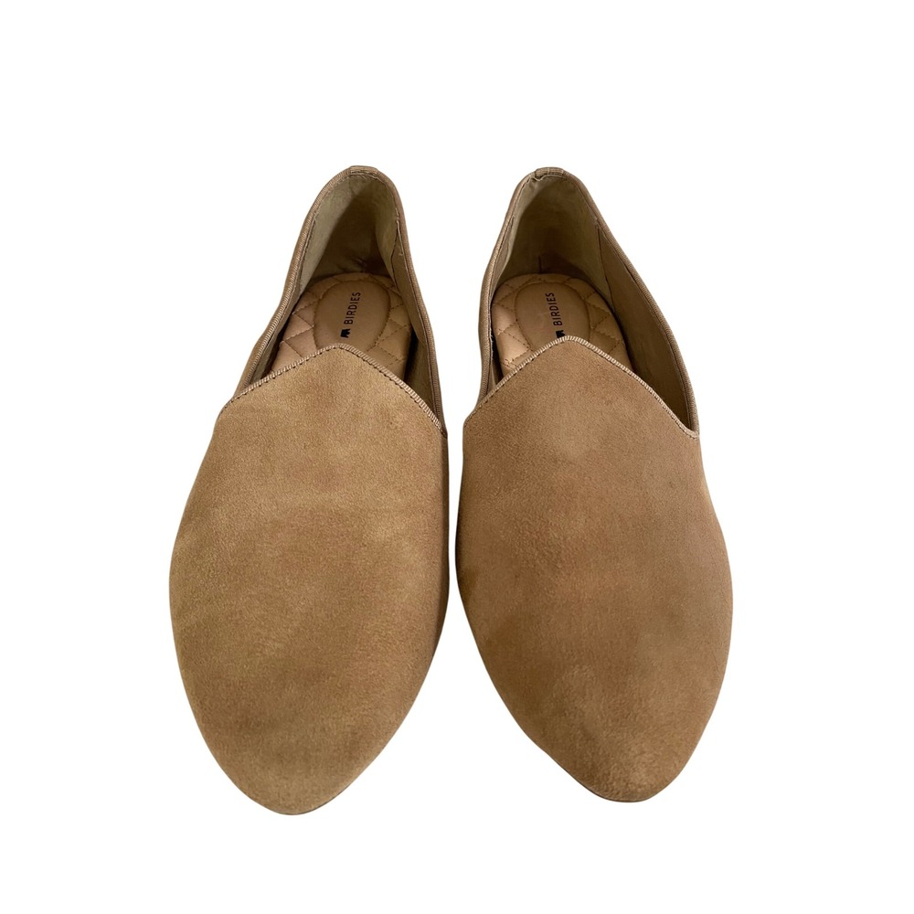 Birdies The Heron Tan Suede Loafer Flats Womens Size 8.5 Comfort Driving Shoes - Picture 3 of 7